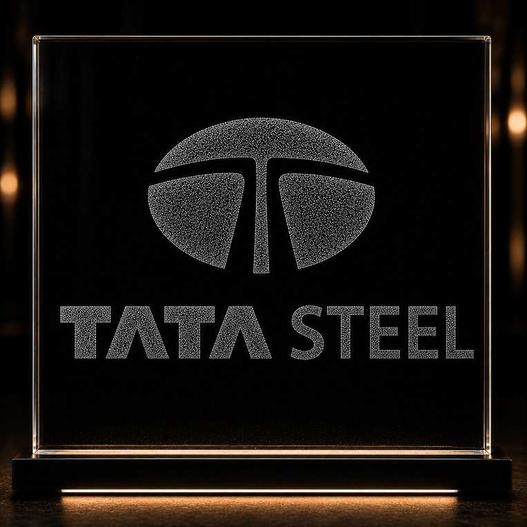 Tata Steel Custom Marble Glass Hand Hammered Art Painting Wall Art