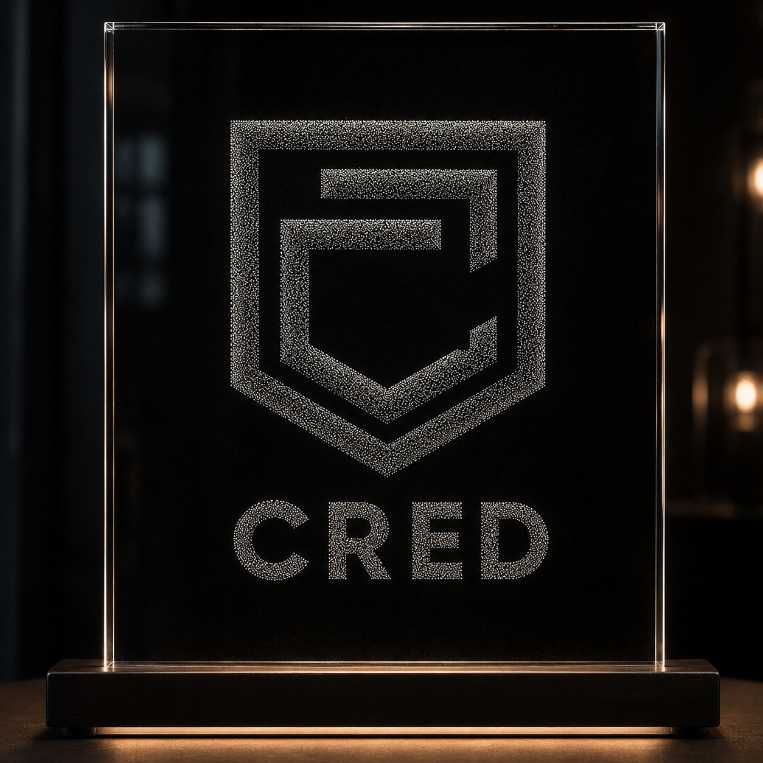 CRED Custom Marble & Glass Art Hand Hammered Portraits