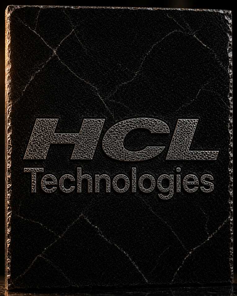HCL Technologies Custom Marble Glass Hand Hammered Art
