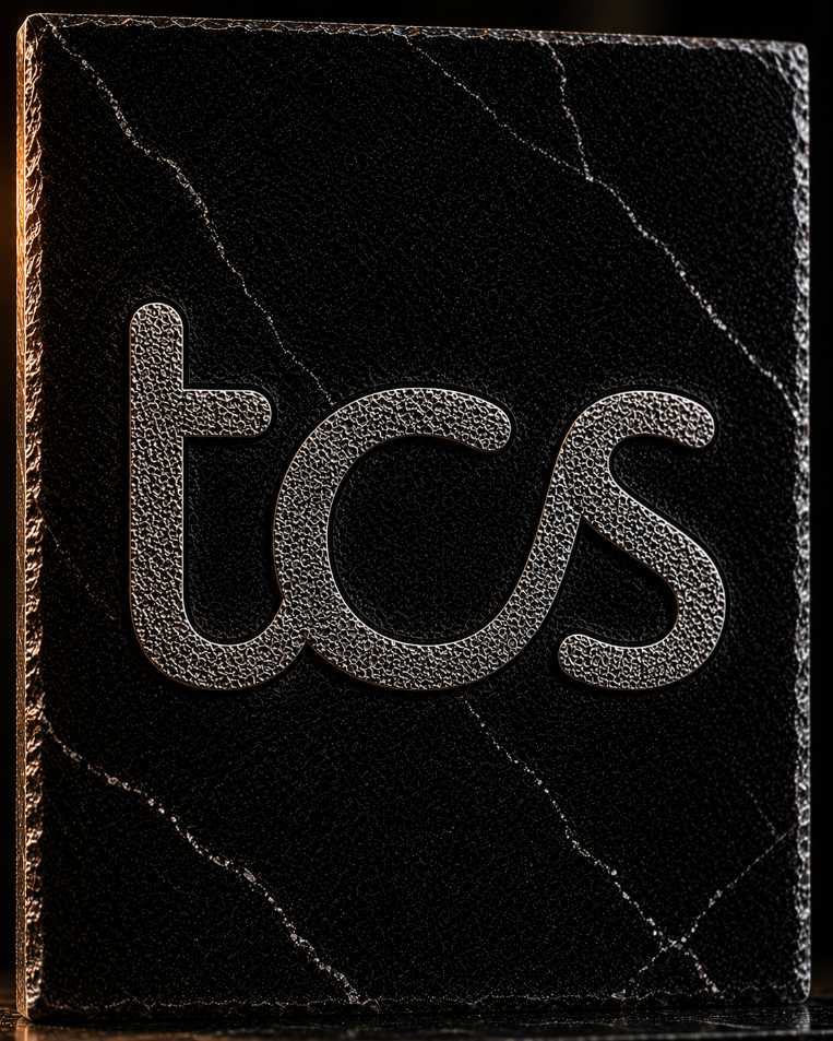 TCS Logo Custom Marble & Glass Hand Hammered Art Portrait Design — gallery image